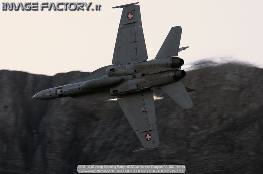 2009-10-07 Axalp Shooting Range 0367 McDonnell Douglas FA-18C Hornet